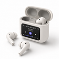 Smart Display Wireless Earbuds — ANC + ENC Noise Cancellation, Touch Control