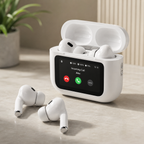 Smart Display Wireless Earbuds — ANC + ENC Noise Cancellation, Touch Control